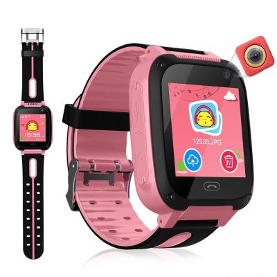 original s4 children smart watch waterproof camera lbs monitor positioning dial sos locator smart watch for